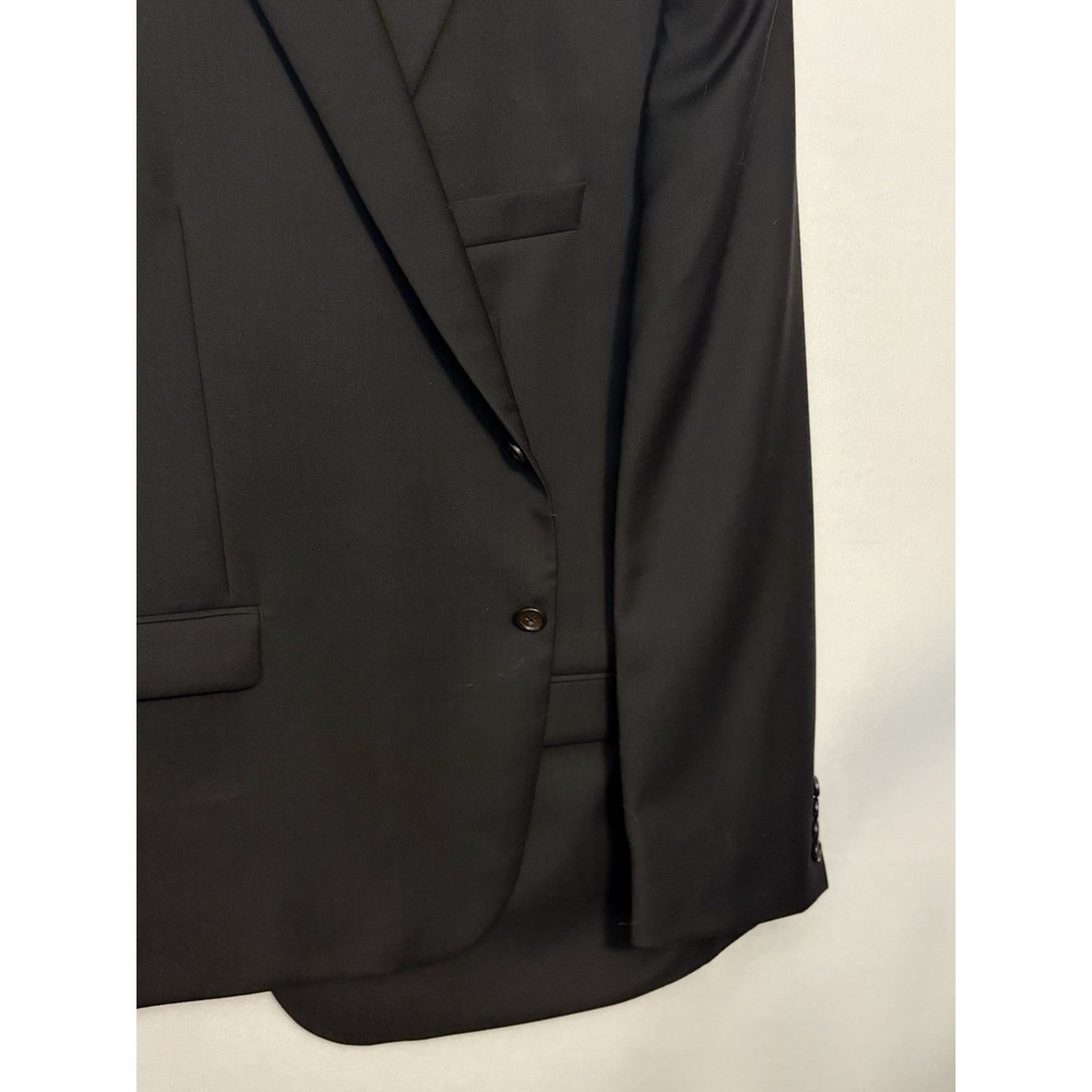 Lauren Ralph Lauren Men's 50R Black 100% Wool 2-Button Suit Jacket Blazer/Bag - Picture 6 of 16